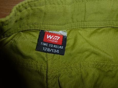 Zelené kalhoty vel. 128/134, 134