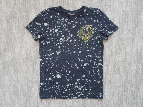 Zelené mint modré chlapecké pyžamo letní, 146