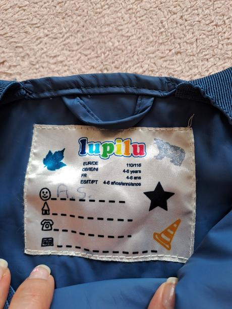 Pogumované kalhoty 110/116, lupilu,110