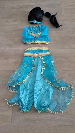 Ka105 karnevalový kostým  jasmína 5 - 7 let, 