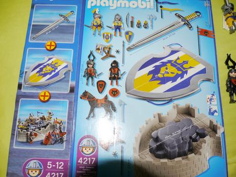 Playmobil 4217 pevnost rytíře s 2 meci, stity, 
