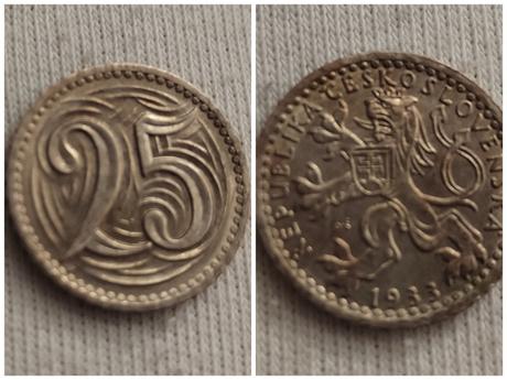 14 historických mincí,