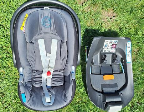 Cybex aton q platinum (black river) + isofix zákla, cybex