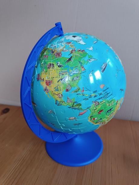 Otočný globus puzzle 180 dílů, 