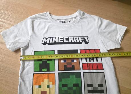 Tričko s kr. rukávem bílé minecraft sinsay, sinsay,140