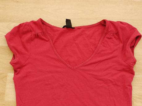 Ruzove tricko vel. s h&m, h&m,s