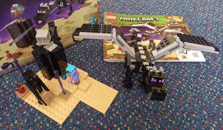 Lego minecraft 21151 - the end battle.,