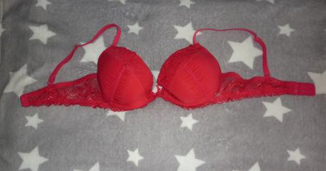 Červená super push-up podprsenka new yorker, new yorker,75b