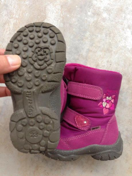 Zimní obuv goretex srdce superfit vel.23 růžová, superfit,23