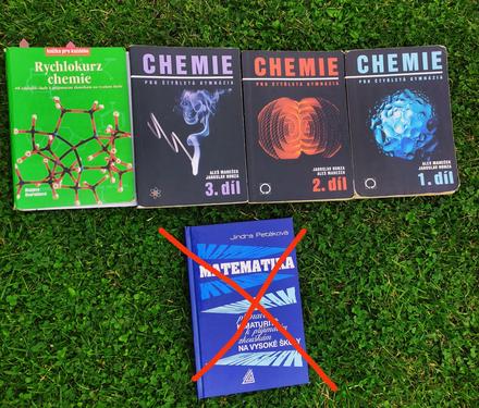 Učebnice chemie -4ks,