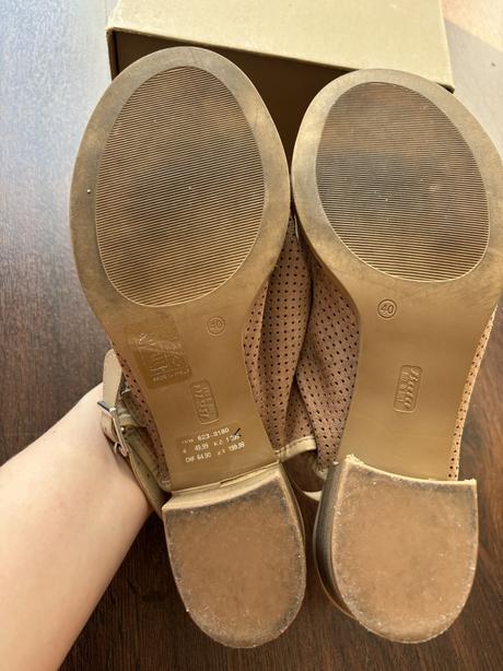 Kožené letní boty baťa 40 top stav, baťa,40