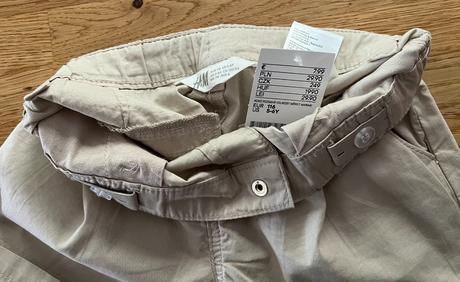 Kraťasy & šortky béžové h&m vel. 116, h&m,116