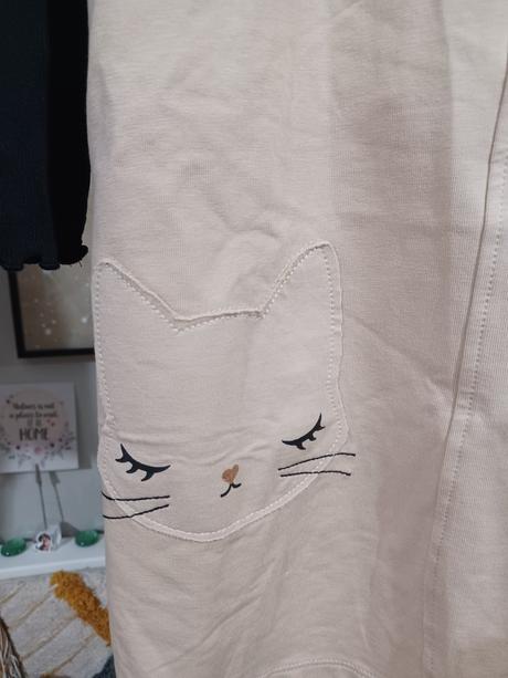 Šatovka s kočičkou h&m 140/146, h&m,140