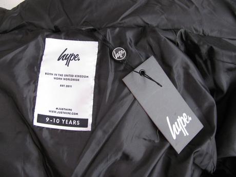 Zimní bunda s kapucí cropped hype, 140