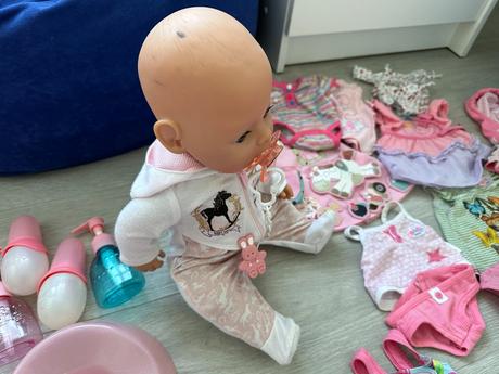 Zapf baby born panenka, 43 cm + doplňky, 