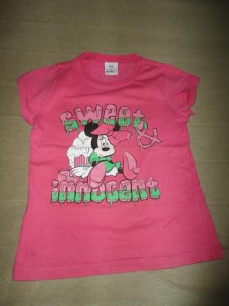 Krásné triko disney, kolekce minnie mouse, vel. 4, disney,110