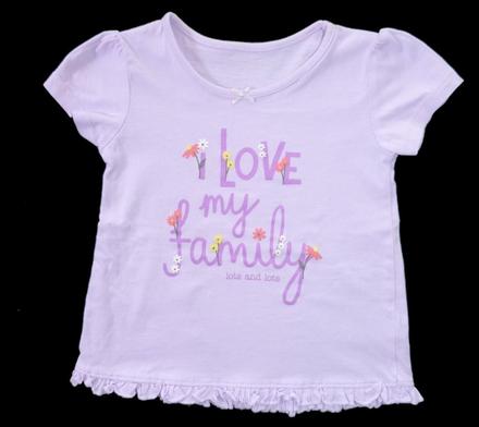 Lila bavlněné tričko vel. 86, george,86