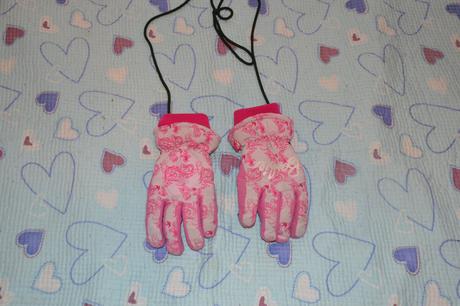 Prstové zimní rukavice barbie, 122