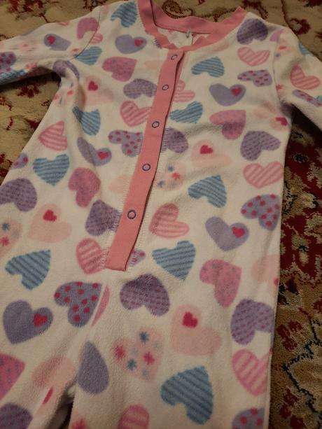 Srdíčkový teplý overal, george,98