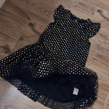 Slavnostní šaty se zlatými hvězdičkami, matalan,116