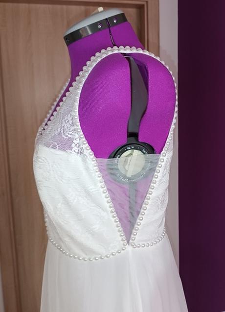 Romantické svatební šaty vel.36/38, 38