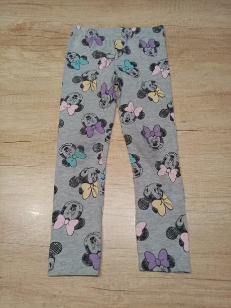 6x legíny minnie vel. 110/116, disney,110