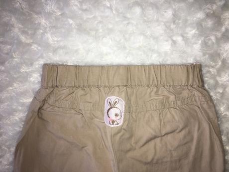 Béžové plátěné kalhoty mothercare, mothercare,68