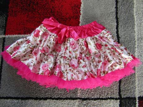 Sukýnka se spodničkou pro holčičky vel.110/128, 110