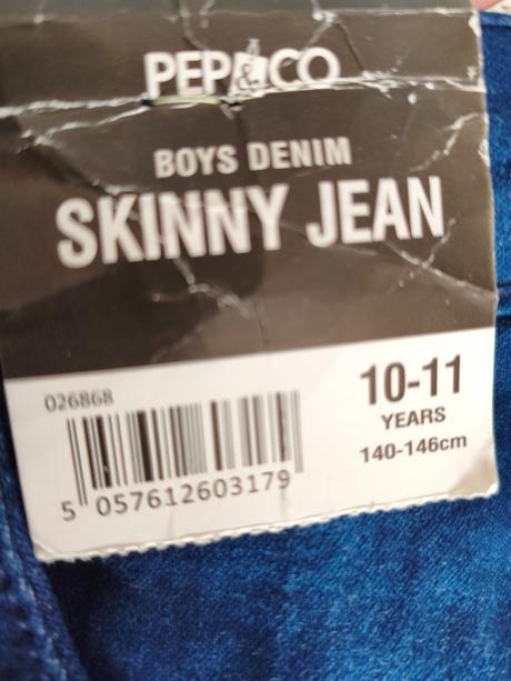Skinny džíny chlapecké, pepco,140 / 146