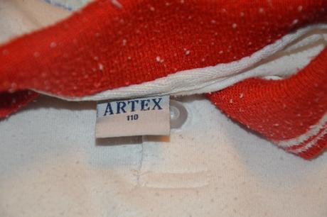 110 116 triko dlouhý rukáv s límečkem, artex,116