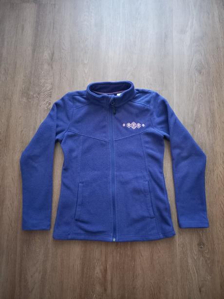 Tmavě modrá fleecová mikina, crivit,134