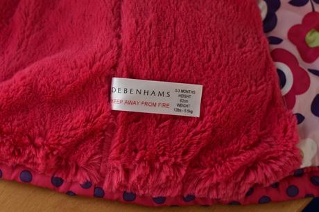 Bunda vel. 0 - 3 m, debenhams,62