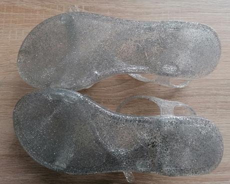 Stříbrné sandálky vel 33, f&f,33