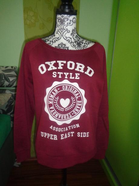 Vínová mikina oxford, terranova,m