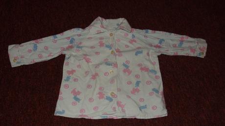 Košile se zvířátky a kytičkami 74, 74