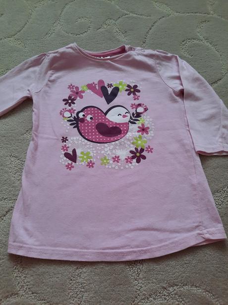 Tričko s ptáčky, ergee,86