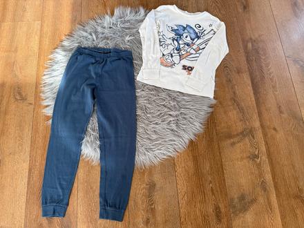 Pyžamo se sonicem, h&m,134