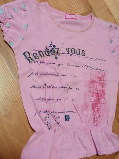 Dvě trička se sukýnkou vel.116-122, 122–134