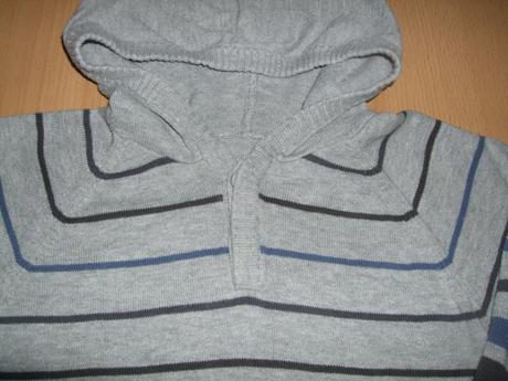 Úpletový bavlnený pulóver s kapucňou zn. matalan, matalan,98