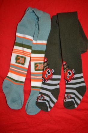 2x punčocháče 68-80, 68 / 74 / 80