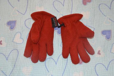 Oteplené fleesové rukavice prstové, 110