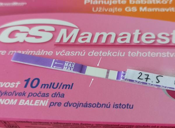 Test GS Mamatest. Vidíte něco na mém testu?