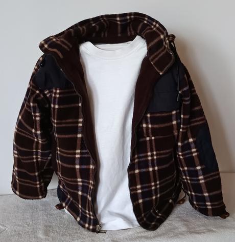 Oboustranná bunda - mikina, 122