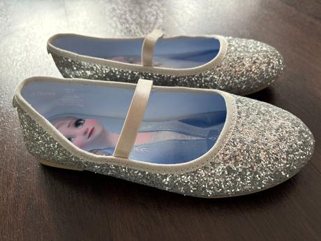 Třpytivé baleríny 34 h&m top stav, h&m,34