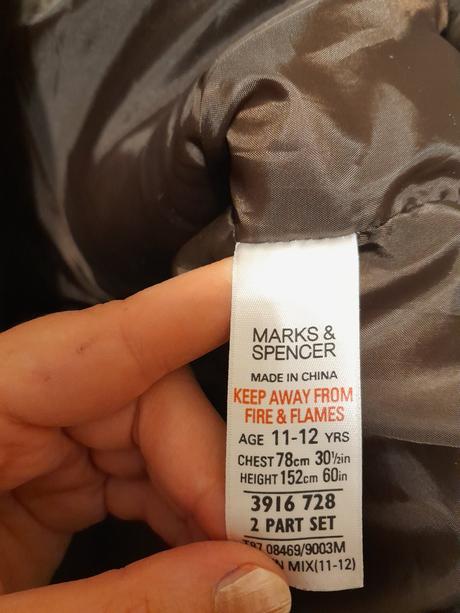 Prošívaná vesta marks & spencer, vel. 152, marks & spencer,152