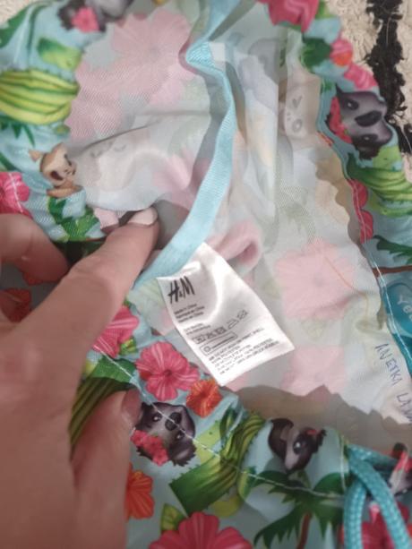 Barevný pytlík, batoh se zvířátky h&m, h&m