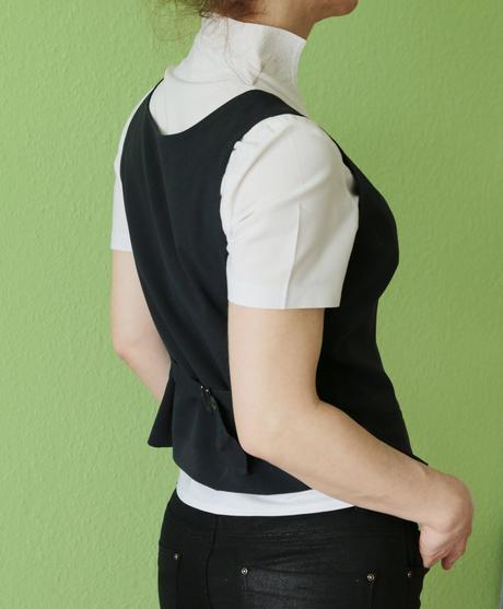 Klasická dámská vestička s vlasovým proužkem,l- 40, cmp,l