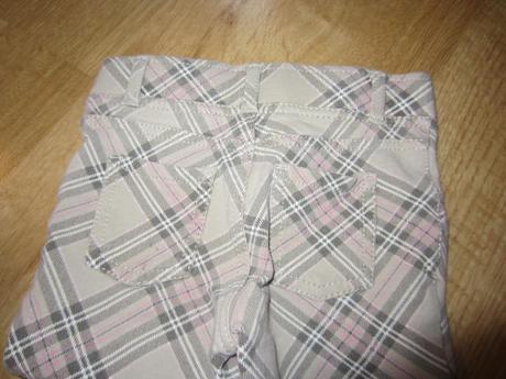 Kárované, kostkované legíny, džegíny, h&m,92