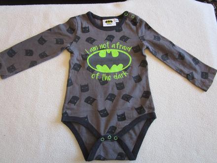 Téměř nové bavl. body batman, dl. rukáv, vel. 80, 80