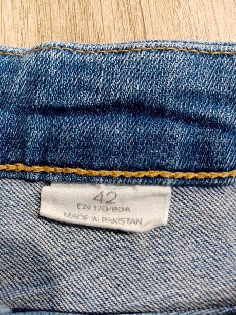 Džínové kraťasy hm vel. 42, h&m,42